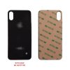 FOR IPHONE X BATTERY COVER + 3M STICKER BLACK 3P OR