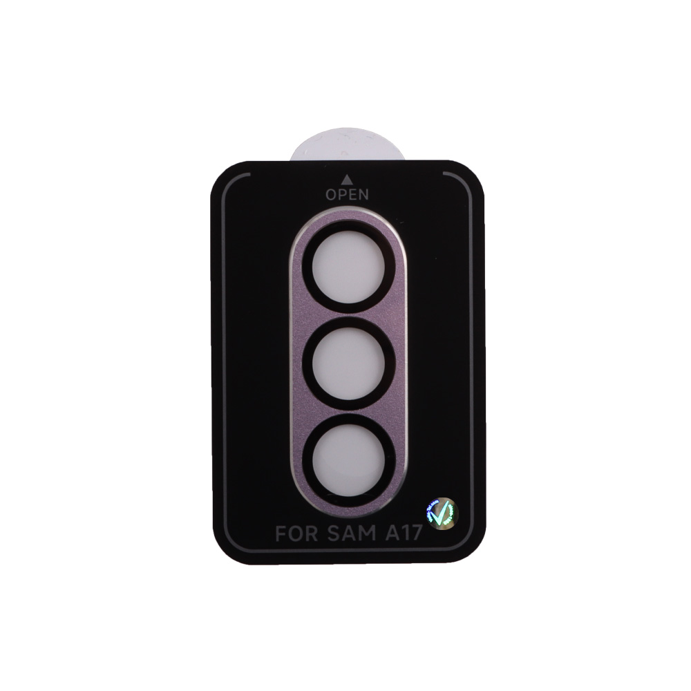 VOLTE-TEL CAMERA GLASS COVER SAMSUNG A17 4G A175/A17 5G Α176 6.7" 9H 0.30MM 3D AR ALUMINIUM-ELECTROPLATING FRAME PURPLE - Image 4
