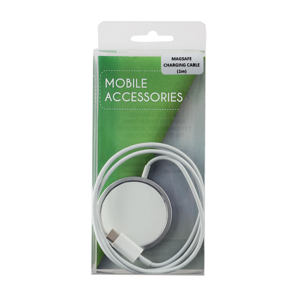 VOLTE-TEL WIRELESS CHARGER APPLE MAGSAFE 15W FAST CHARGE +USB TYPE C CABLE WHITE - Image 2