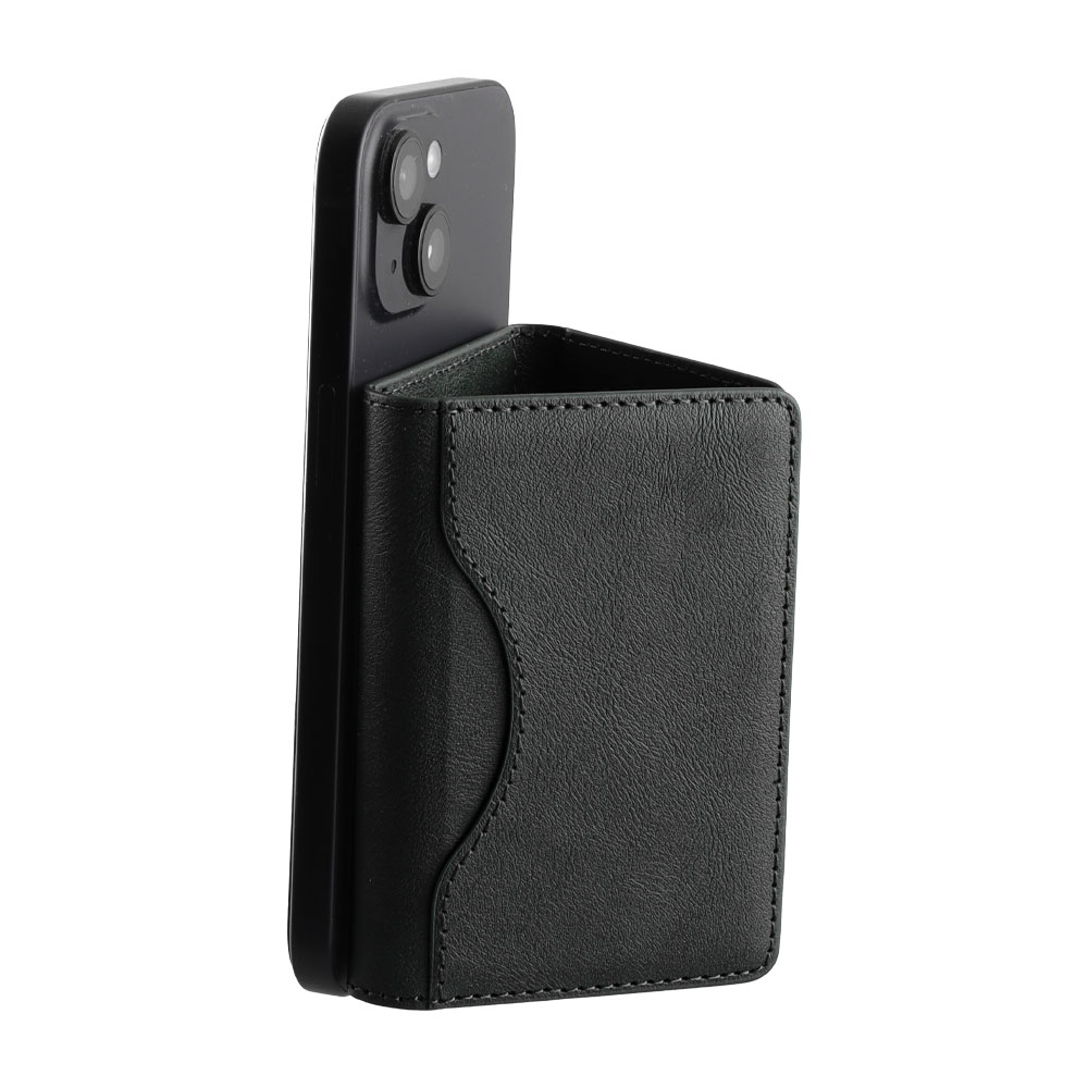 IDOL 1991 LEATHER POCKET MAGSAFE ANTI-RF CARD WALLET BLACK - Image 10