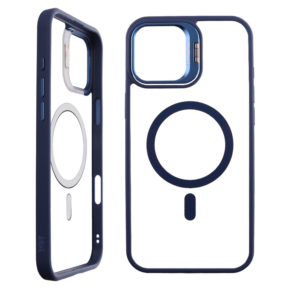 IDOL 1991 ΘΗΚΗ IPHONE 16 6.1" MAGSTAND CLEAR TPU HYPER MAGSAFE CAMERA GUARD BLUE - Image 6