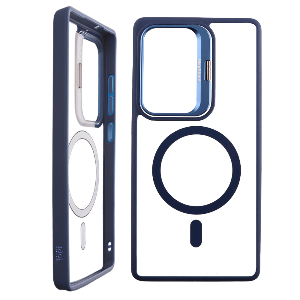 IDOL 1991 ΘΗΚΗ SAMSUNG S25 ULTRA 5G S938 6.9" MAGSTAND CLEAR TPU HYPER MAGSAFE CAMERA GUARD BLUE - Image 6