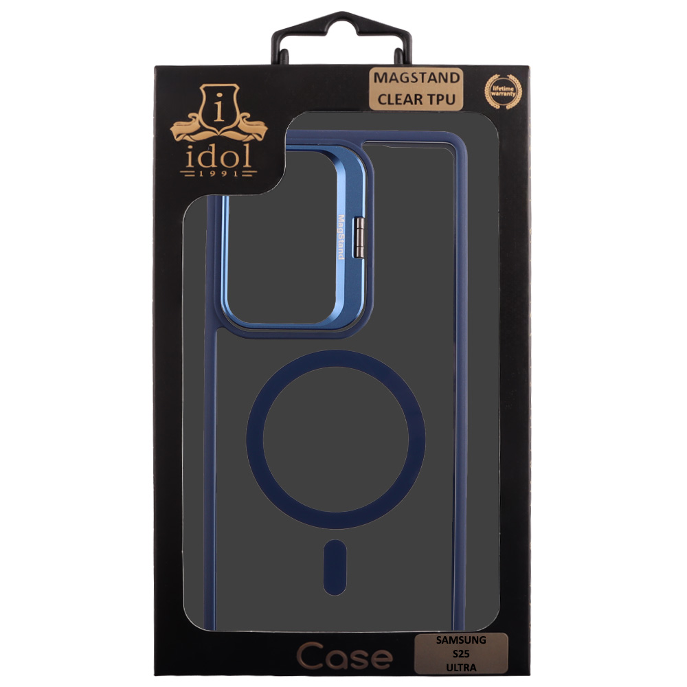 IDOL 1991 ΘΗΚΗ SAMSUNG S25 ULTRA 5G S938 6.9" MAGSTAND CLEAR TPU HYPER MAGSAFE CAMERA GUARD BLUE - Image 2