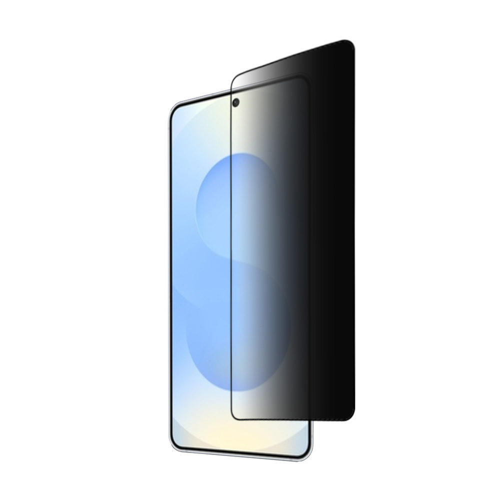 IDOL 1991 TEMPERED GLASS SAMSUNG S26 5G 6.3" 9H 0.25mm PRIVACY ANTISPY 3D SEMI CURVED EDGE GLUE FINGER UNLOCK BLACK - Image 7