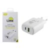 LIME TYPE C PD 3.0 DUAL SUPER FAST TRAVEL LTC36W 4.0A 36W - USB QC 3.0 21W max 36W WHITE
