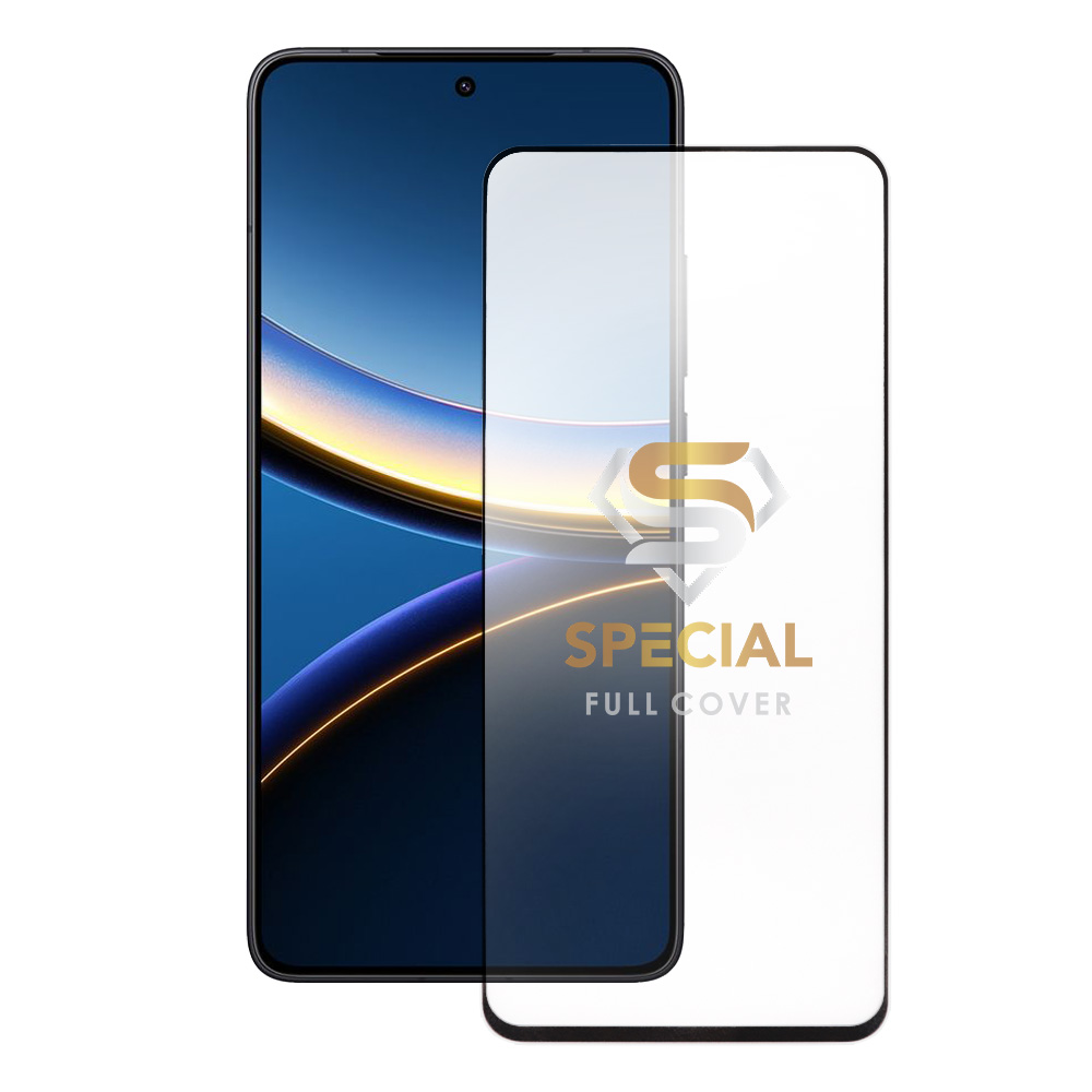 IDOL 1991 TEMPERED GLASS XIAOMI POCO F7 PRO 5G 6.67" 9H 0.25mm SPECIAL FULL COVER FULL GLUE BLACK