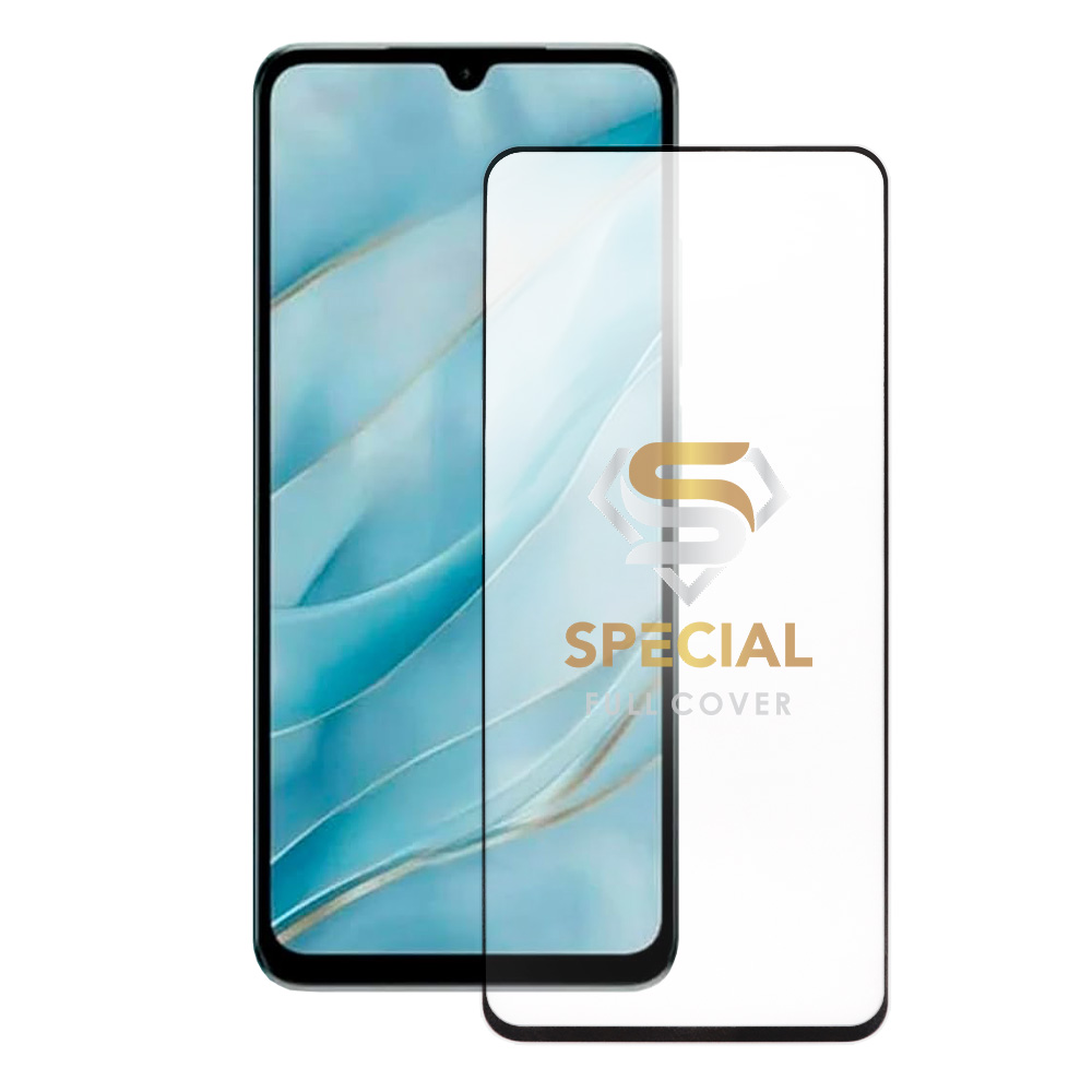IDOL 1991 TEMPERED GLASS XIAOMI POCO C71 6.88" 9H 0.25mm SPECIAL FULL COVER FULL GLUE BLACK