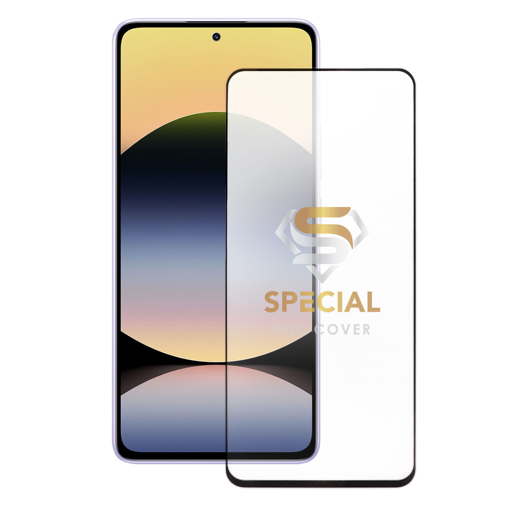IDOL 1991 TEMPERED GLASS XIAOMI REDMI NOTE 14S 6.67" 9H 0.25mm SPECIAL FULL COVER FINGER UNLOCK FULL GLUE BLACK