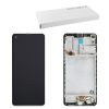 SAMSUNG A21s A217 ΟΘΟΝΗ+TOUCH SCREEN + LENS + FRAME GH82-23089A BLACK ORIGINAL SERVICE PACK