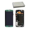 SAMSUNG S6 EDGE G925F ΟΘΟΝΗ+TOUCH SCREEN+LENS+ FRAME GH97-17162E GREEN ORIGINAL SERVICE PACK