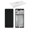 SAMSUNG M51 M515 ΟΘΟΝΗ + TOUCH SCREEN + LENS + FRAME GH82-23568A BLACK ORIGINAL SERVICE PACK