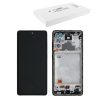 SAMSUNG A72 A725/A72 5G A726 ΟΘΟΝΗ + TOUCH SCREEN + LENS + FRAME GH82-25849A BLACK ORIGINAL SERVICE PACK