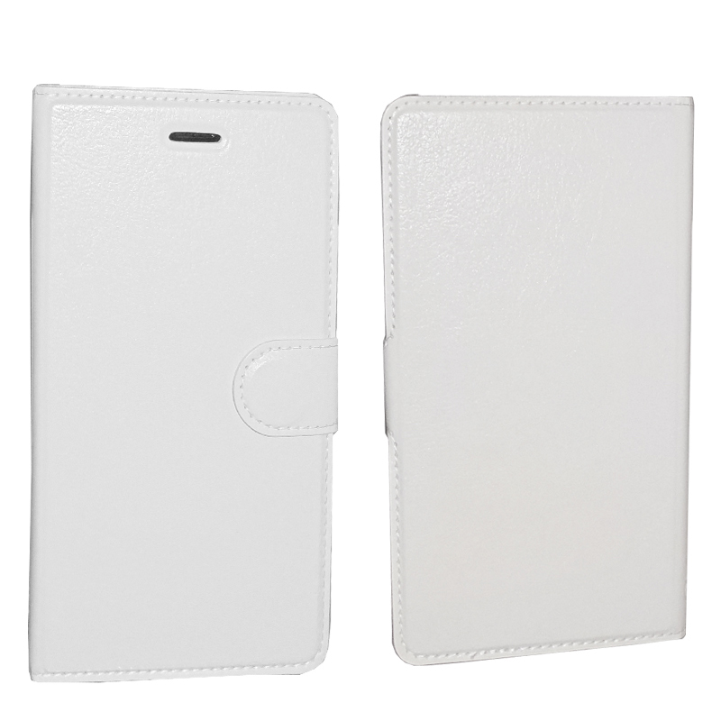 VOLTE-TEL ΘΗΚΗ UNIVERSAL 4.0"-4.6" LEATHER BOOK 3M MAGNET WHITE - Image 4