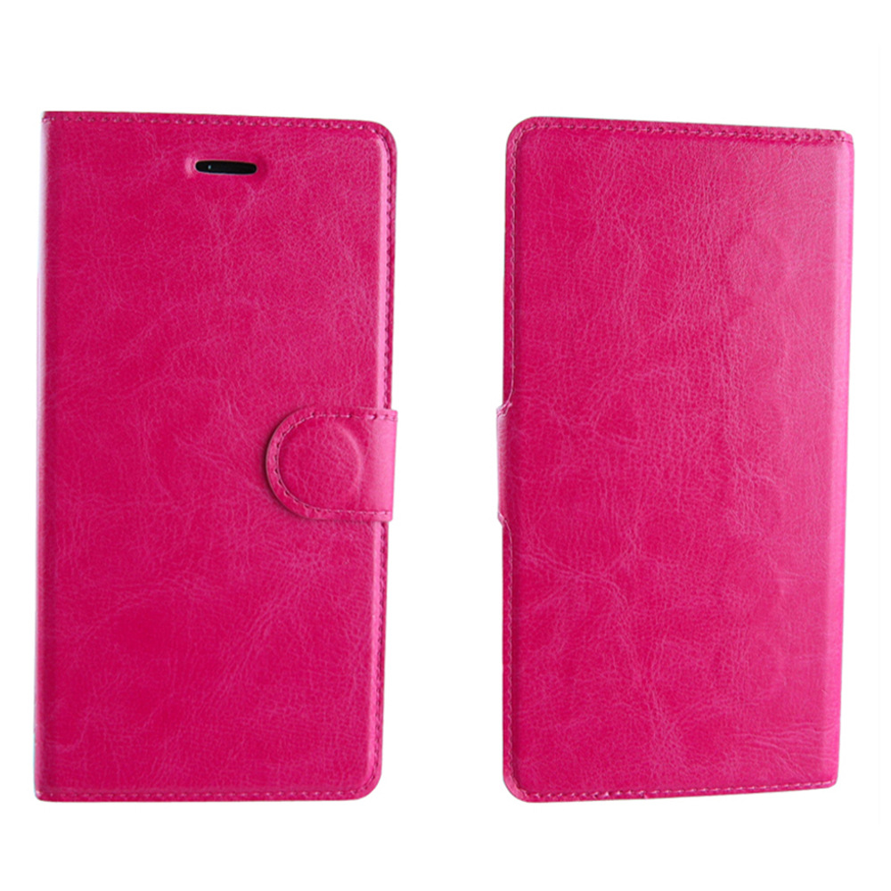 VOLTE-TEL ΘΗΚΗ UNIVERSAL 5.1"-5.7" LEATHER BOOK 3M MAGNET PINK - Image 6