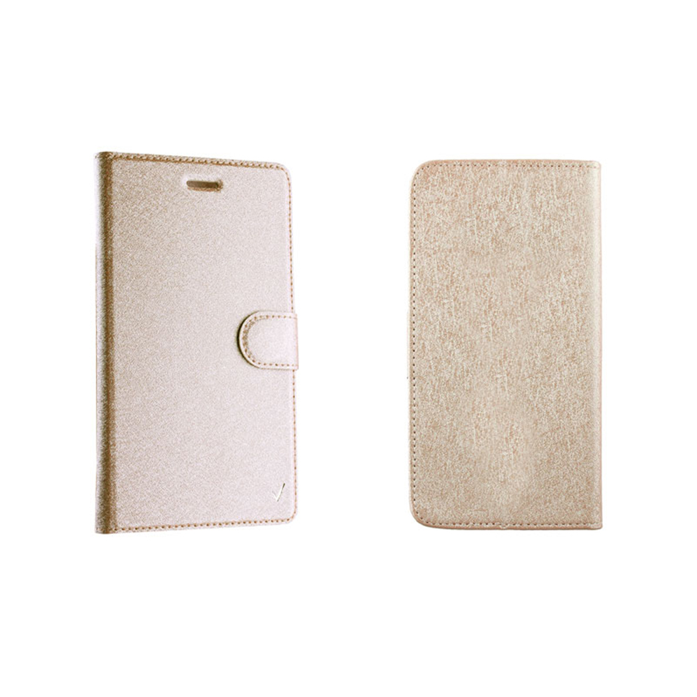 VOLTE-TEL ΘΗΚΗ UNIVERSAL 4.0"-4.6" LEATHER GOLD BOOK 3M MAGNET - Image 4