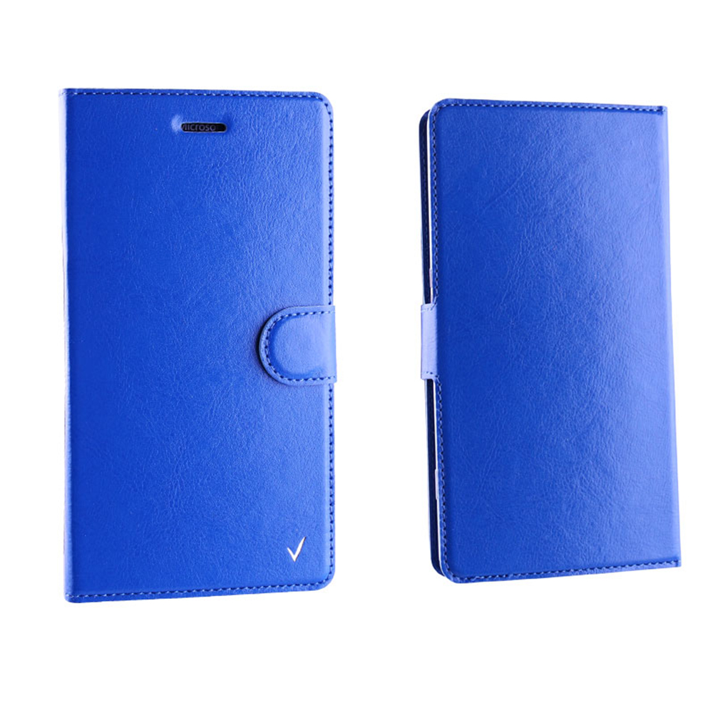VOLTE-TEL ΘΗΚΗ UNIVERSAL 5.7"-6.3" LEATHER BOOK 3M MAGNET BLUE - Image 5