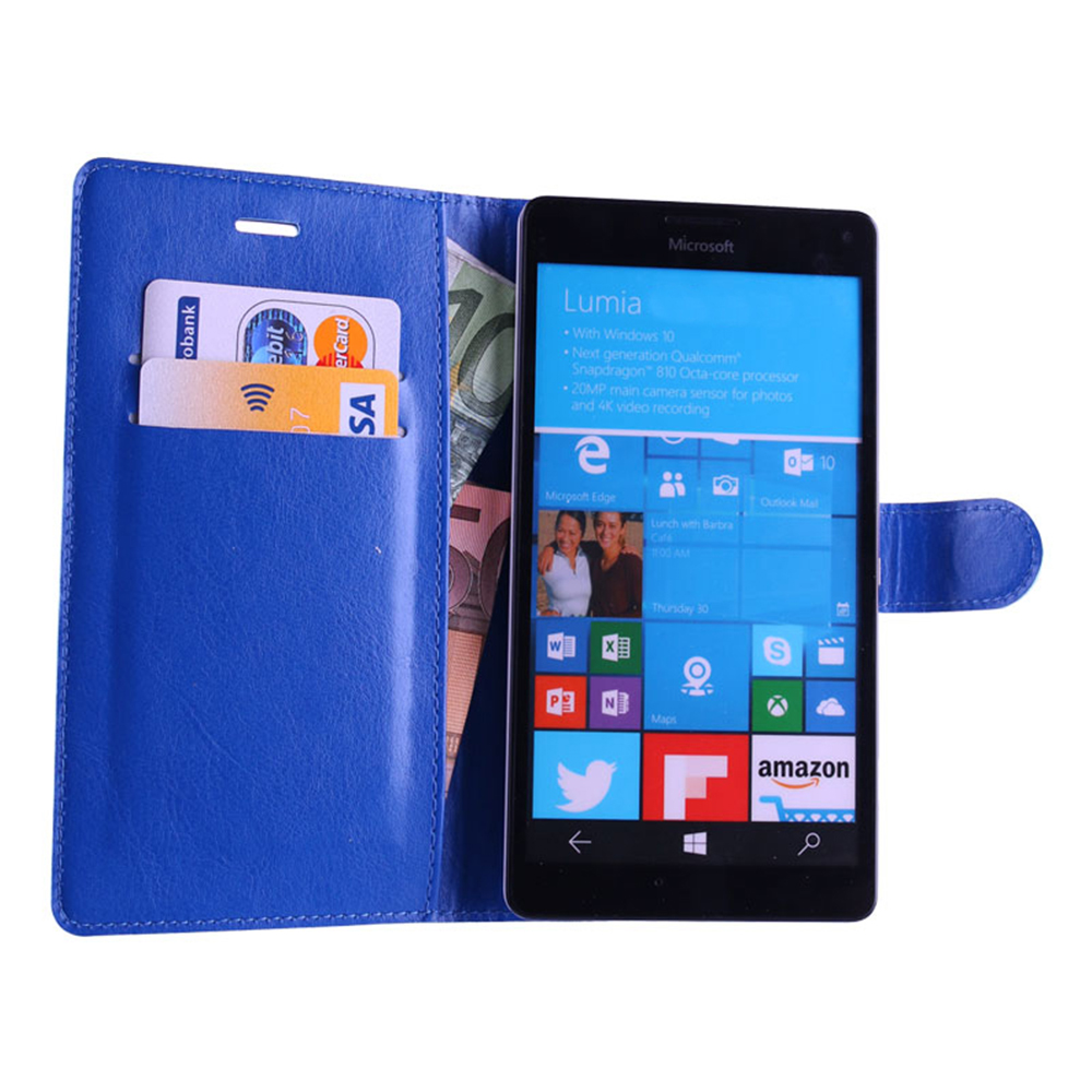 VOLTE-TEL ΘΗΚΗ UNIVERSAL 5.7"-6.3" LEATHER BOOK 3M MAGNET BLUE - Image 4