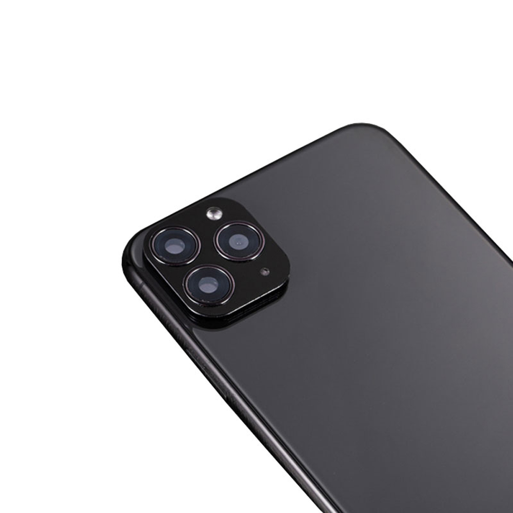 VOLTE-TEL CAMERA GLASS COVER IPHONE X/XS/XS MAX CONVERT TO IPHONE 11 PRO/11 PRO MAX 9H 0.30MM ΑLUMINIUM WITH FRAME BLACK - Image 4