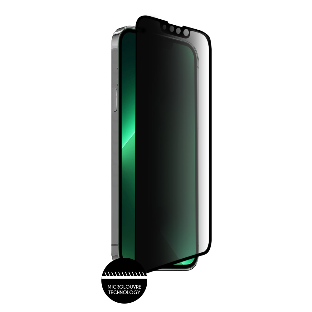 IDOL 1991 PREMIUM PRIVACY ANTISPY TEMPERED GLASS IPHONE 14 PLUS 6.7in 9H 0.25mm SEMI CURVED FULL GLUE BLACK - Image 7