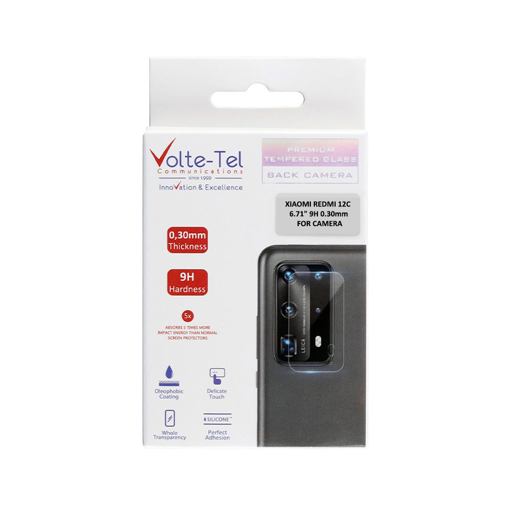 VOLTE-TEL CAMERA TEMPERED GLASS XIAOMI REDMI 12C 6.71in 9H 0.30mm - Image 2