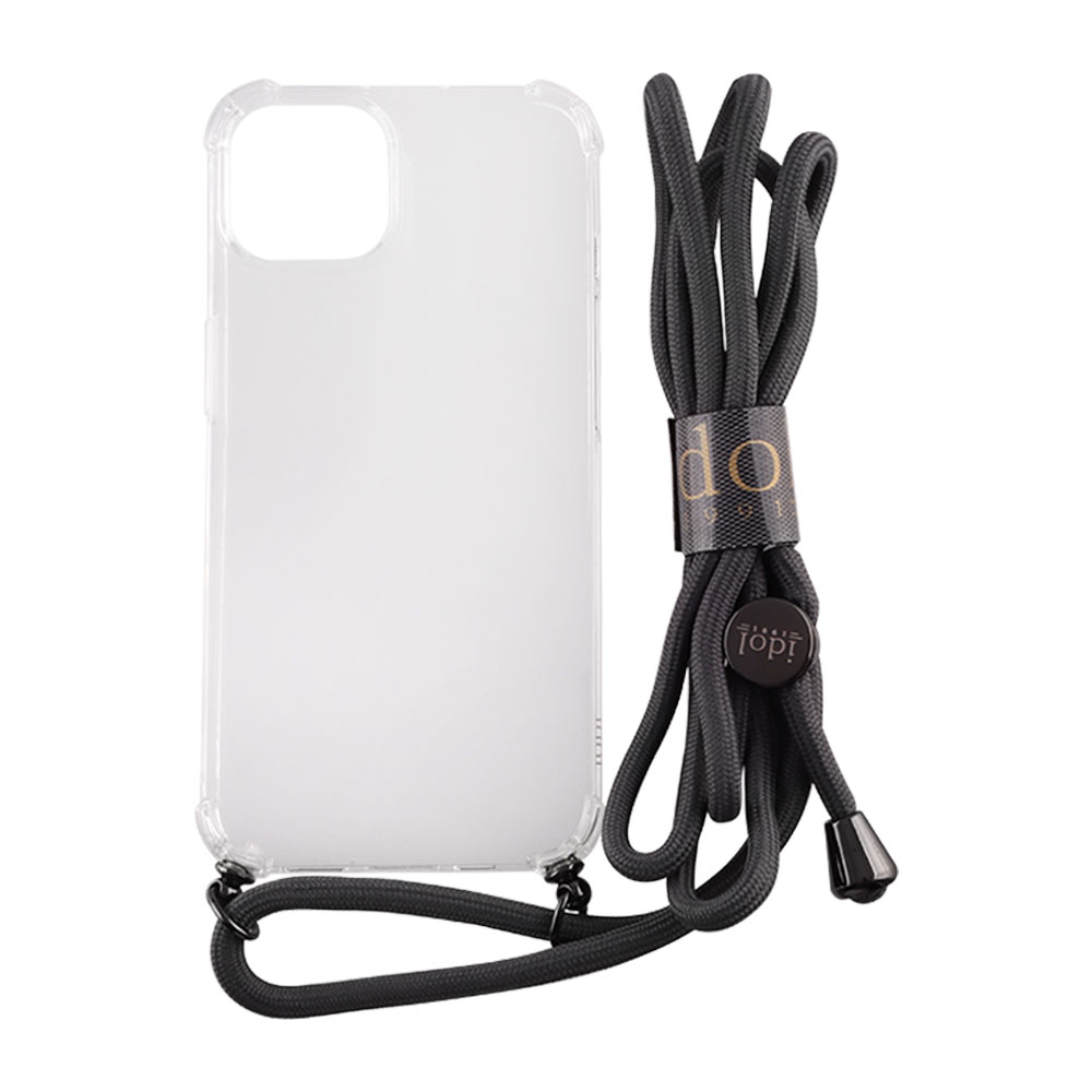 IDOL 1991 ANTISHOCK AIR TPU ΘΗΚΗ IPHONE 15 PLUS 6.7in WITH STRAP CAMERA GUARD ΔΙΑΦΑΝΗ - Image 8