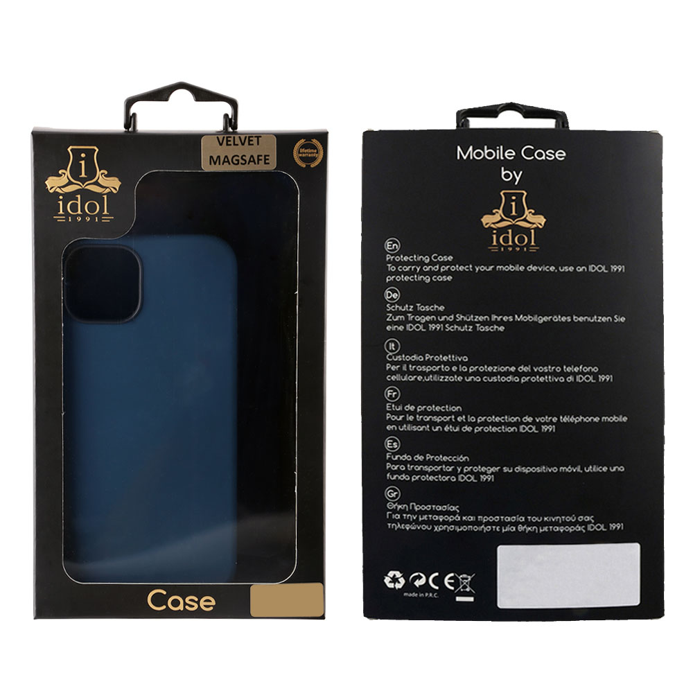 IDOL 1991 ΘΗΚΗ IPHONE 15 PRO MAX 6.7" VELVET MAGSAFE TPU CAMERA GUARD BLUE - Image 2