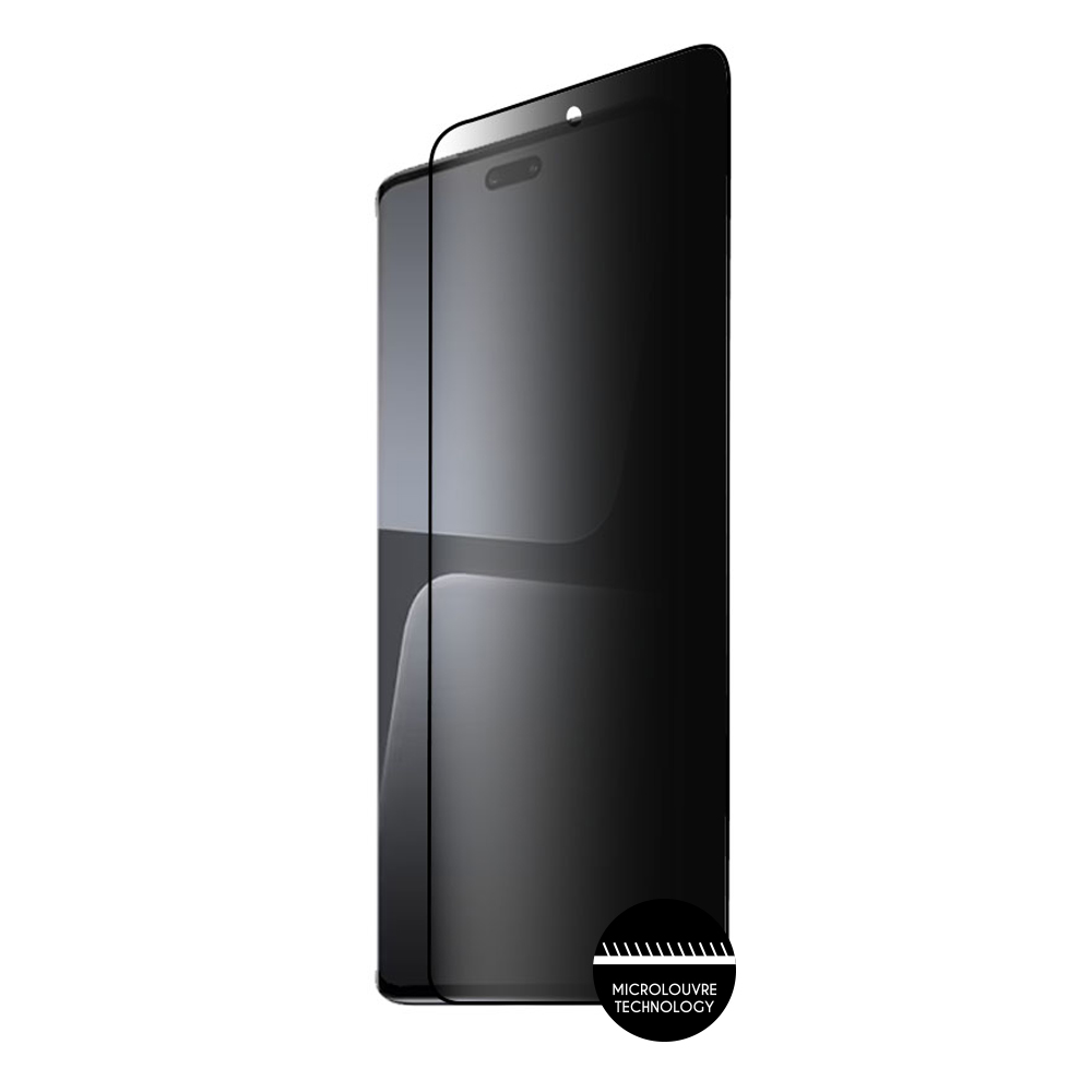 IDOL 1991 PRIVACY ANTISPY TEMPERED GLASS XIAOMI 13 LITE 6.55in 9H 0.25mm 3D SEMI CURVED EDGE GLUE BLACK - Image 7
