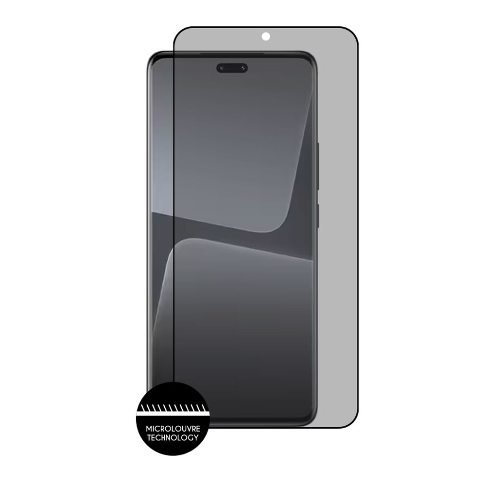 IDOL 1991 PRIVACY ANTISPY TEMPERED GLASS XIAOMI 13 LITE 6.55in 9H 0.25mm 3D SEMI CURVED EDGE GLUE BLACK - Image 6