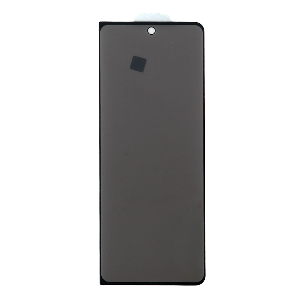 IDOL 1991 PRIVACY ANTISPY TEMPERED GLASS SAMSUNG Z FOLD 5 5G F946 7.6in 9H 0.25mm SEMI CURVED OUTSIDE FULL GLUE BLACK - Image 4
