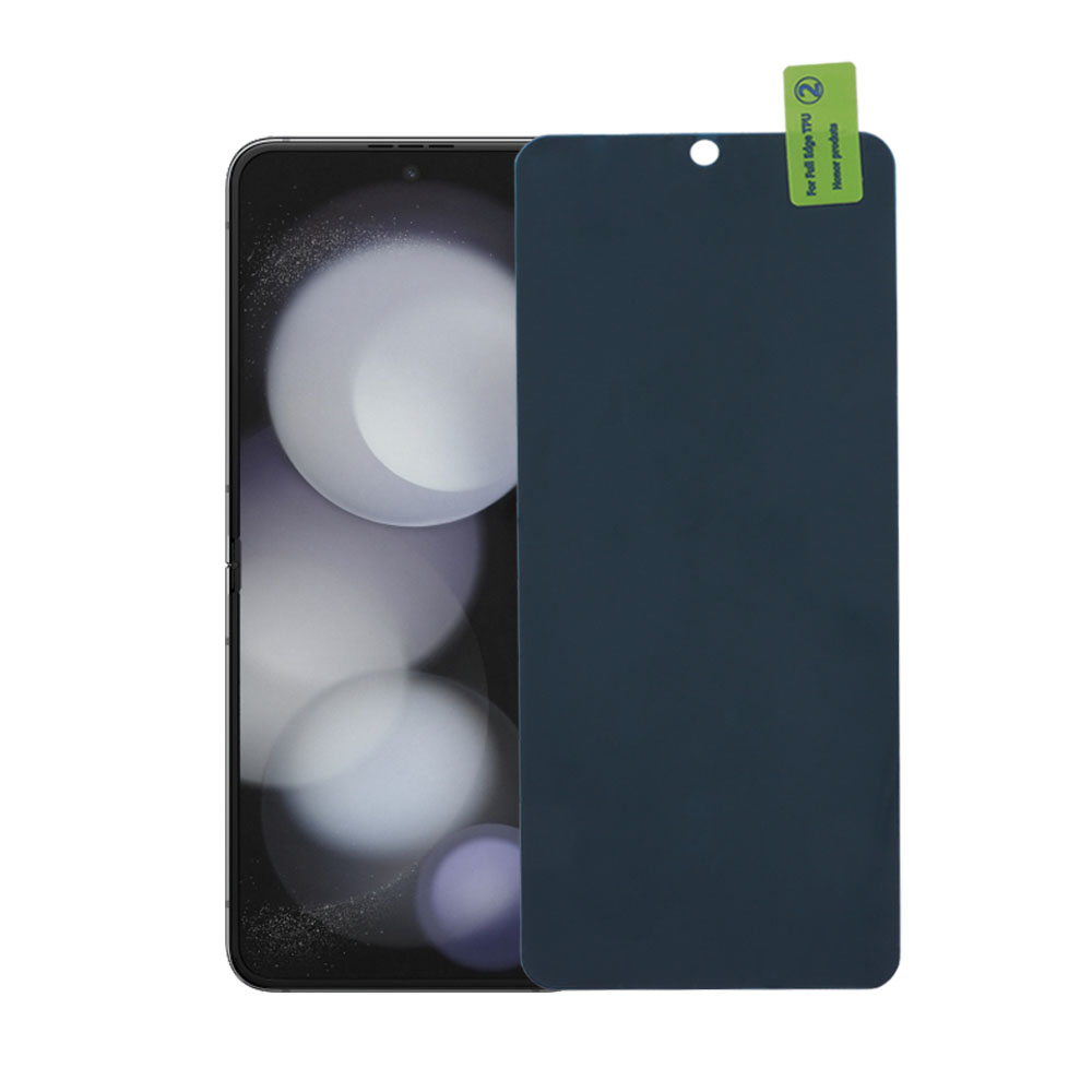 IDOL 1991 PRIVACY ANTISPY TEMPERED GLASS SAMSUNG Z FLIP 5 5G F731 6.7in 9H 0.20mm HYDROGEL FILM INSIDE FULL COVER - Image 7