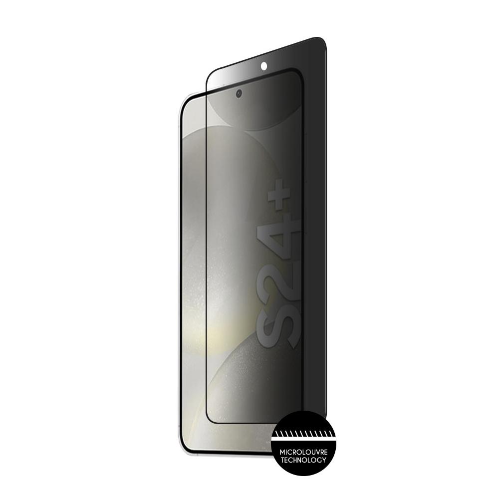 IDOL 1991 PRIVACY ANTISPY TEMPERED GLASS SAMSUNG S24 PLUS 5G 6.7in 9H 0.25mm 3D SEMI CURVED EDGE GLUE FINGER UNLOCK BLACK - Image 7