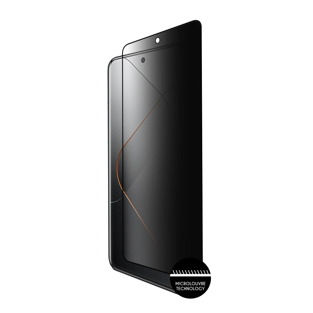 IDOL 1991 PRIVACY ANTISPY TEMPERED GLASS XIAOMI 14 PRO 6.73in 9H 0.25mm SEMI CURVED FULL GLUE BLACK - Image 7