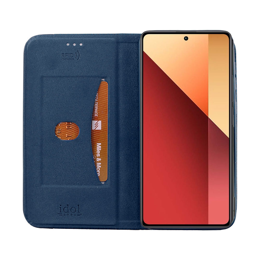 IDOL 1991 ELITE ΘΗΚΗ XIAOMI REDMI NOTE 13 5G 6.67in ANTI-RFID BOOK STAND BLUE - Image 7