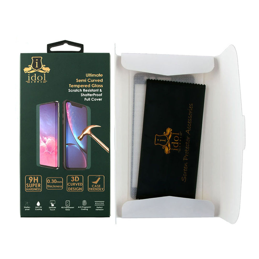 IDOL 1991 GLAMOUR TEMPERED GLASS HONOR 100 5G 6.78in 9H 0.30mm FULL COVER 3D FULL GLUE FINGER UNLOCK BLACK + SQUEEZY CARD - Image 3