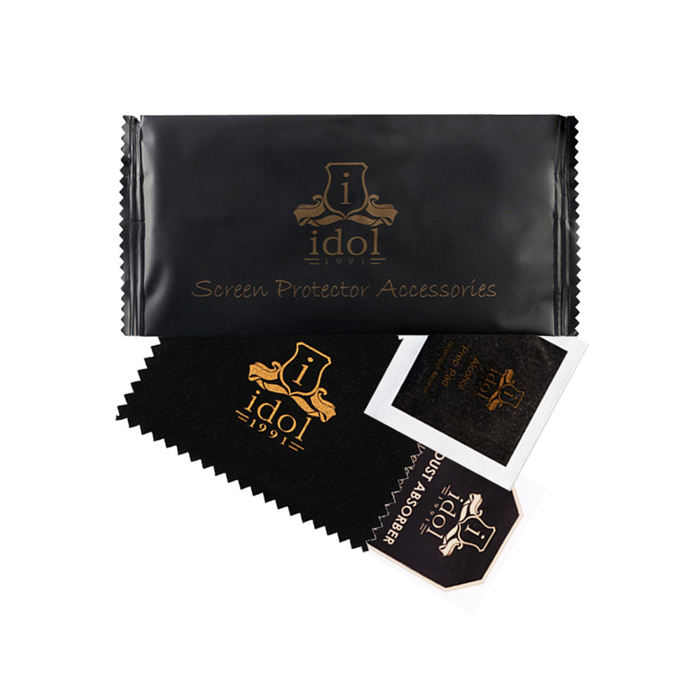 IDOL 1991 GLAMOUR TEMPERED GLASS HONOR 100 5G 6.78in 9H 0.30mm FULL COVER 3D EDGE GLUE FINGER UNLOCK BLACK - Image 4