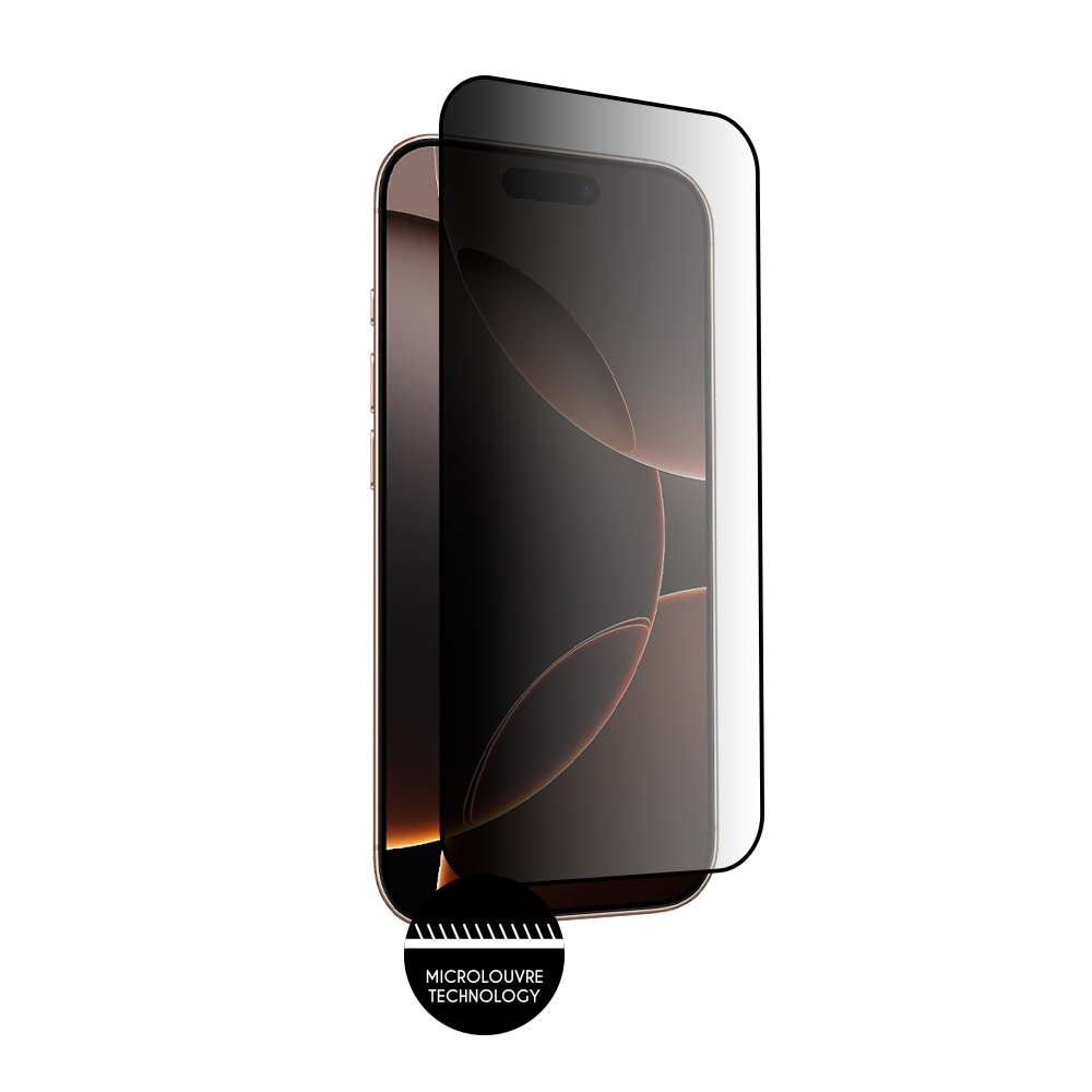 IDOL 1991 PREMIUM PRIVACY ANTISPY TEMPERED GLASS IPHONE 16 PRO MAX 6.9in 9H 0.25mm SEMI CURVED FULL GLUE BLACK - Image 7
