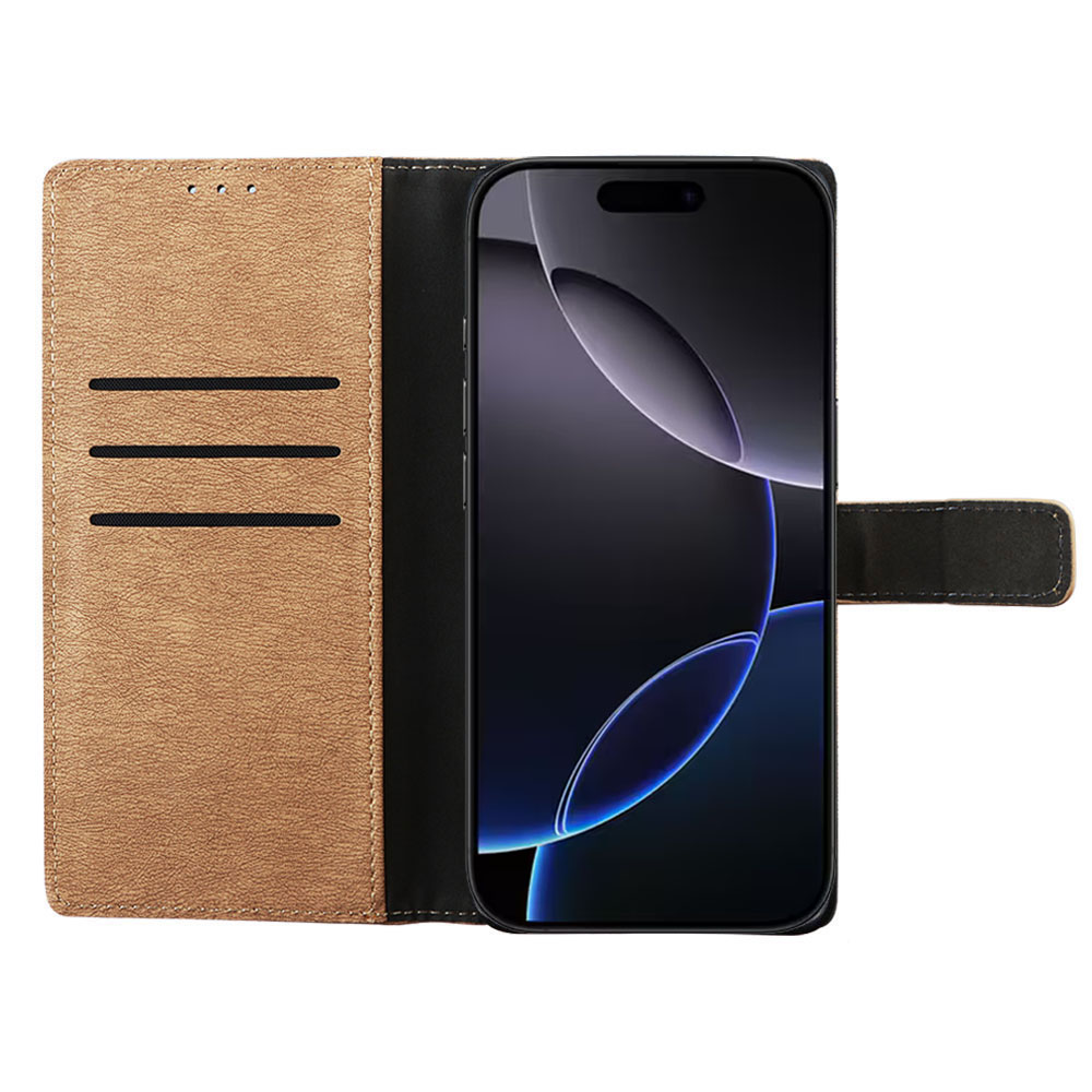 VOLTE-TEL ALLURE ΘΗΚΗ IPHONE 16 PRO MAX 6.9in MAGNET BOOK STAND CLIP GOLD - Image 6