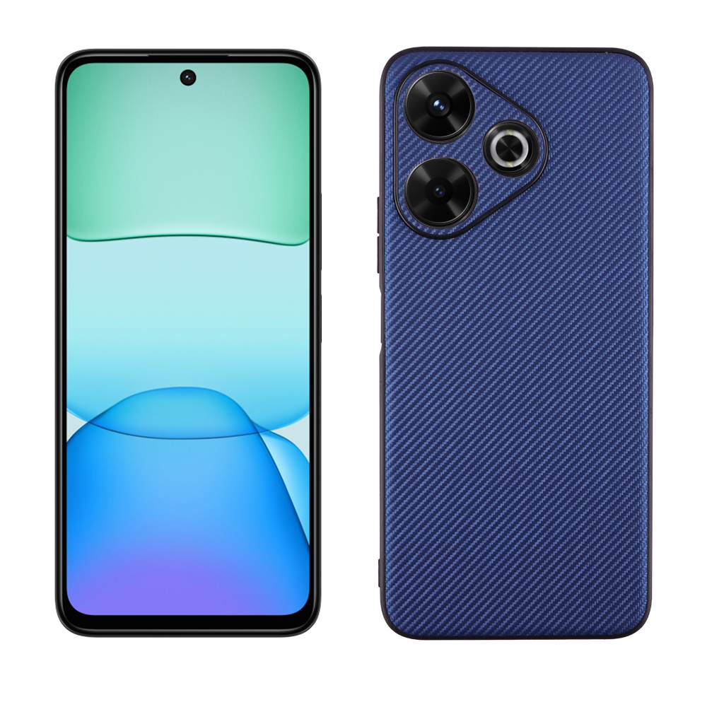 VOLTE-TEL CARBON LIFT ΘΗΚΗ XIAOMI REDMI 13/ POCO M6 4G 6,79in FULL CAMERA PROTECTION BLUE - Image 5