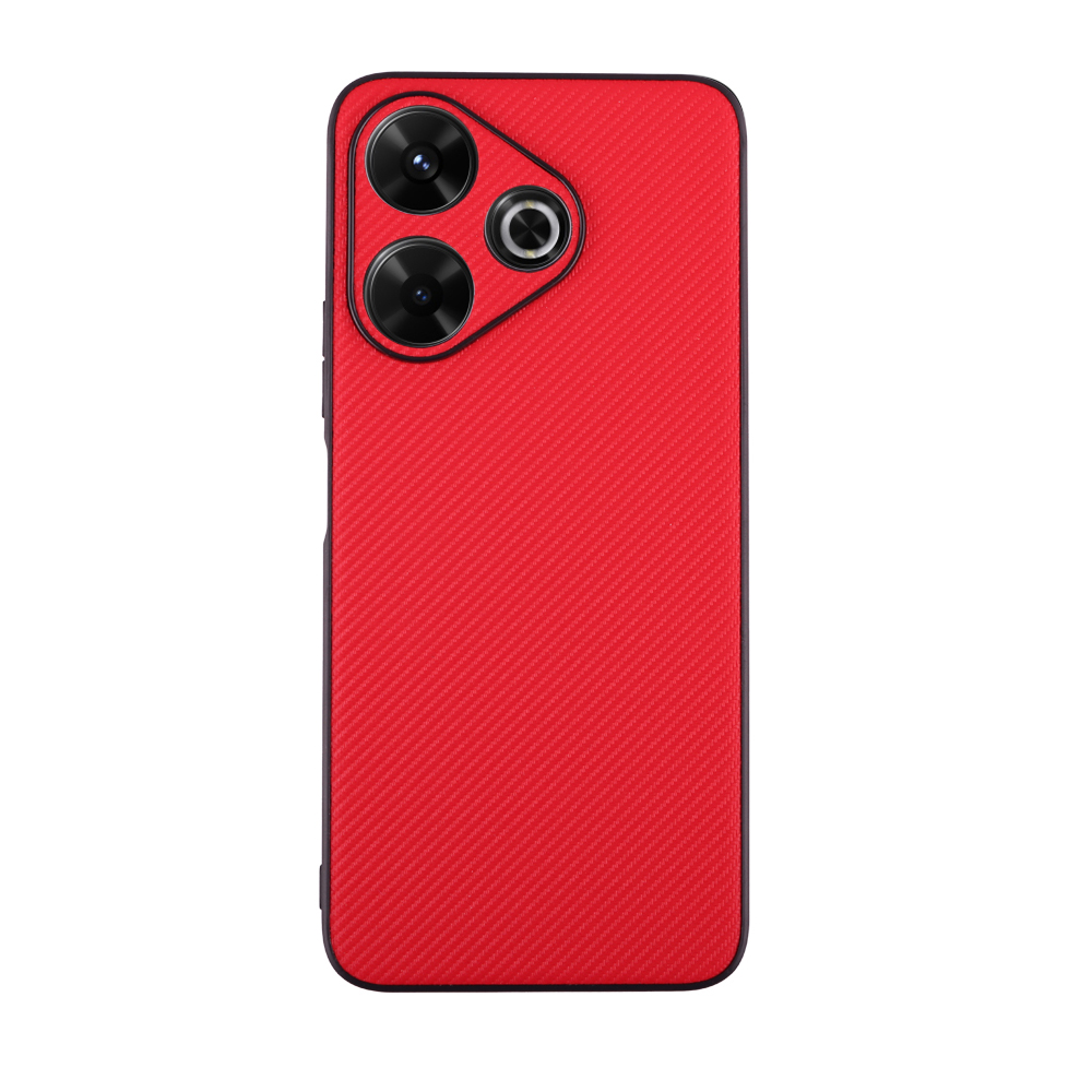 VOLTE-TEL CARBON LIFT ΘΗΚΗ XIAOMI REDMI 13/ POCO M6 4G 6,79in FULL CAMERA PROTECTION RED - Image 6