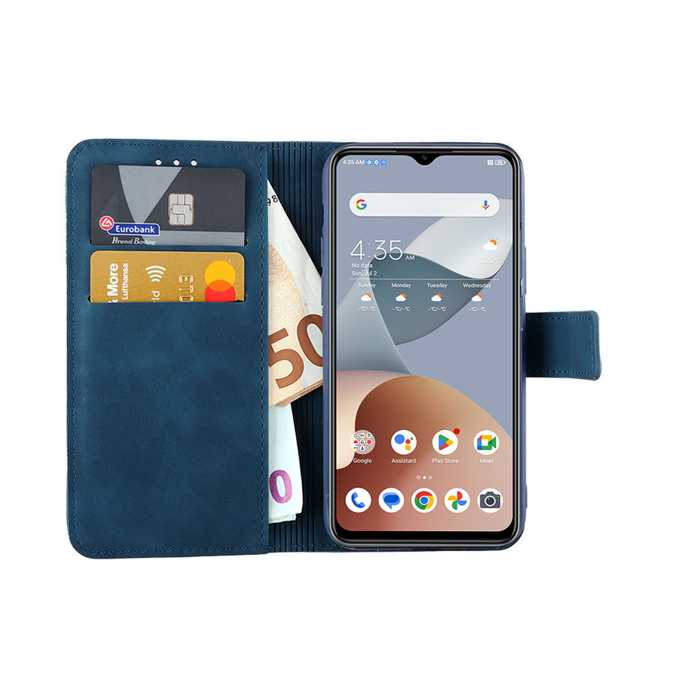 LIME ESSENTIAL ΘΗΚΗ NOVA 5G PHONE 6.52in MAGNET BOOK STAND CLIP DARK BLUE - Image 5