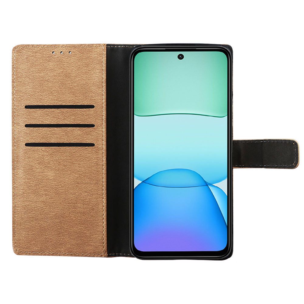 VOLTE-TEL ALLURE ΘΗΚΗ XIAOMI REDMI 13/ POCO M6 4G 6,79in MAGNET BOOK STAND CLIP GOLD - Image 6