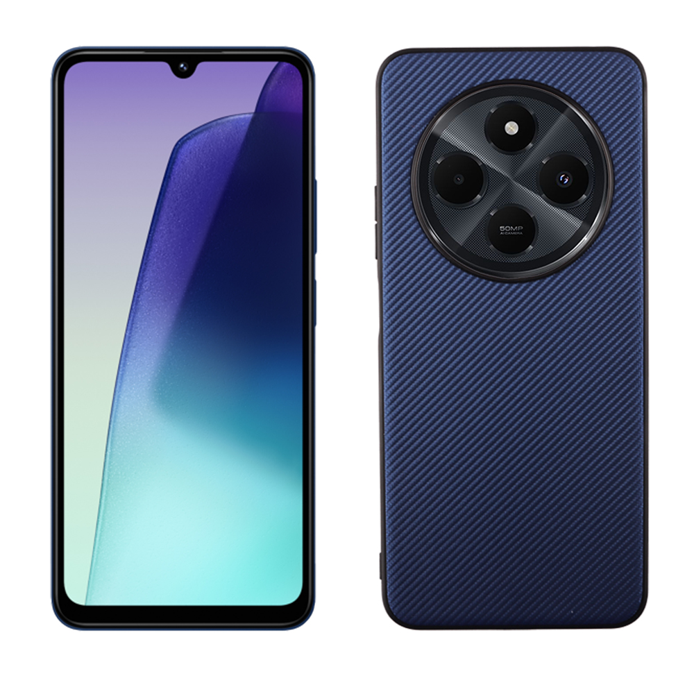 VOLTE-TEL CARBON LIFT ΘΗΚΗ XIAOMI REDMI 14C/ REDMI A4/ POCO C75 6.88in CAMERA GUARD BLUE - Image 5