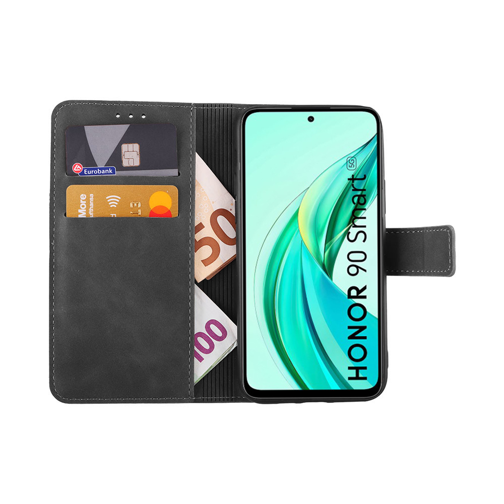 LIME ESSENTIAL ΘΗΚΗ HONOR 90 SMART 5G/X7b/X7b 5G 6.8in MAGNET BOOK STAND CLIP GREY - Image 5