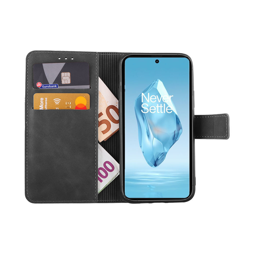 LIME ESSENTIAL ΘΗΚΗ ONEPLUS 12R 5G 6.78in MAGNET BOOK STAND CLIP GREY - Image 5