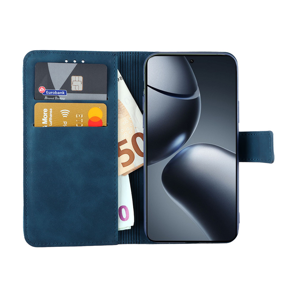 LIME ESSENTIAL ΘΗΚΗ XIAOMI 14T 5G 6.67in MAGNET BOOK STAND CLIP DARK BLUE - Image 5