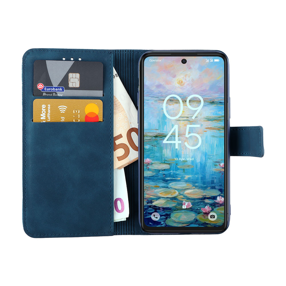 LIME ESSENTIAL ΘΗΚΗ TCL 50 NXTPAPER/ 50 PRO NXTPAPER 5G 6,8in MAGNET BOOK STAND CLIP DARK BLUE - Image 5