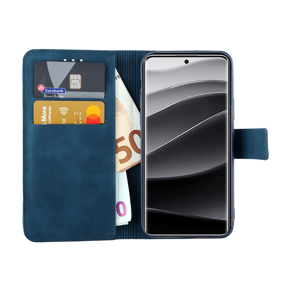 LIME ESSENTIAL ΘΗΚΗ XIAOMI REDMI NOTE 14 PRO PLUS 5G 6.67in MAGNET BOOK STAND CLIP DARK BLUE - Image 5