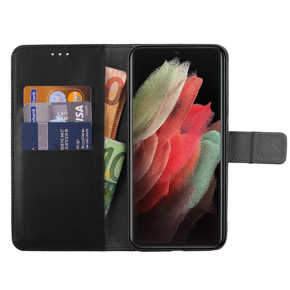 VOLTE-TEL ALLURE ΘΗΚΗ SAMSUNG S21 ULTRA 5G G998 6.8in MAGNET BOOK STAND CLIP BLACK - Image 6