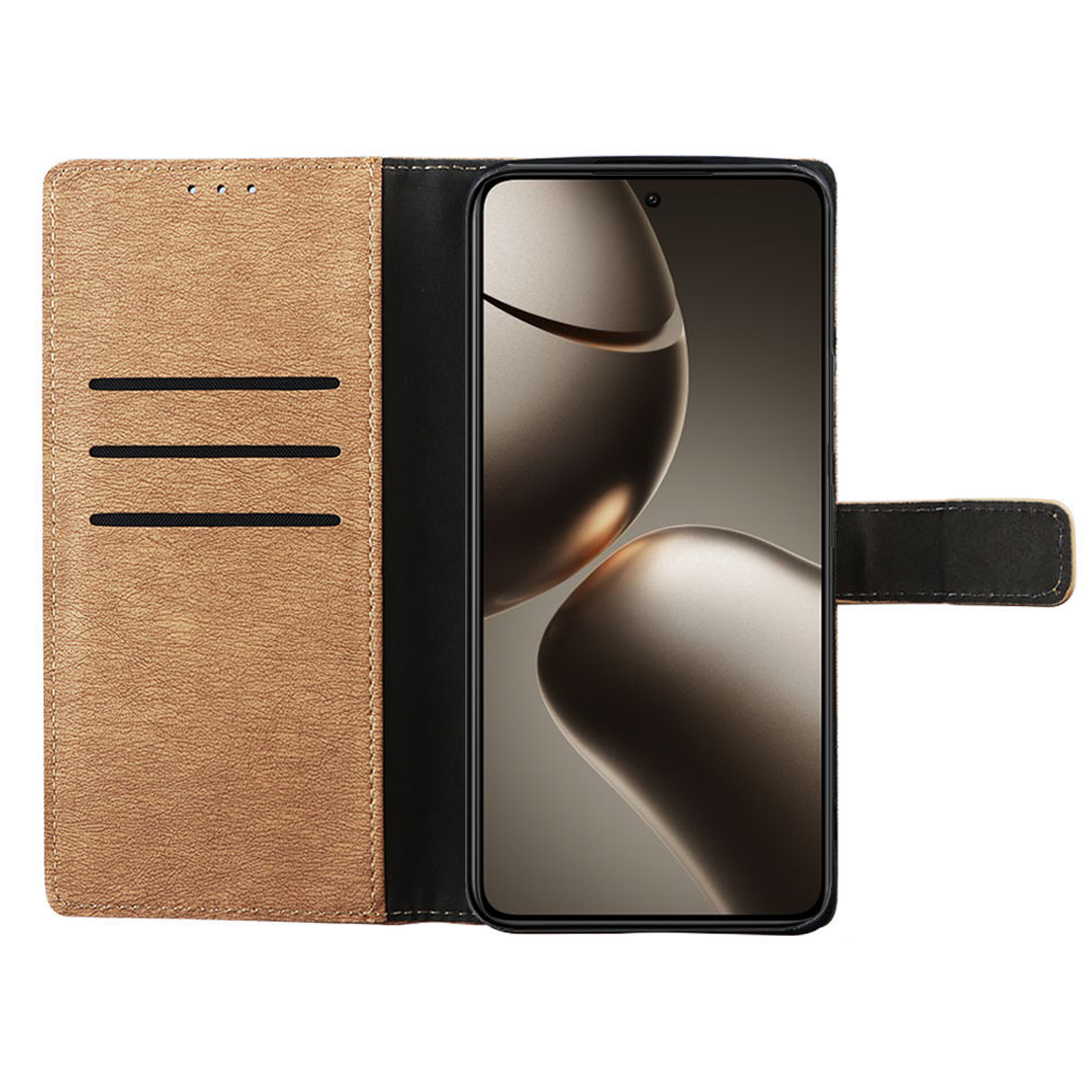 VOLTE-TEL ALLURE ΘΗΚΗ XIAOMI 14T PRO 5G 6.67in MAGNET BOOK STAND CLIP GOLD - Image 6