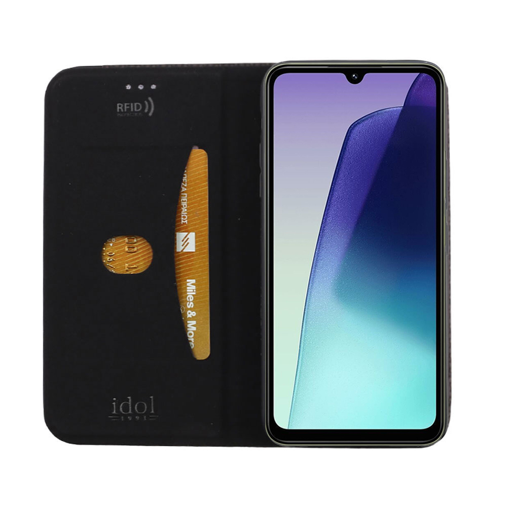 IDOL 1991 ELITE ΘΗΚΗ XIAOMI REDMI 14C/ REDMI A4/ POCO C75/ POCO M7 5G 6.88in ANTI-RFID BOOK STAND BLACK - Image 7